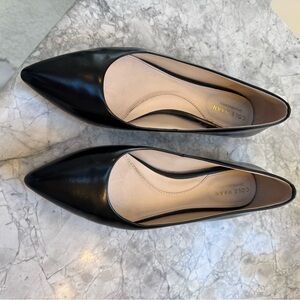 Cole Haan Women's Black Flats Zerogrande 360 comfort leather soles 8